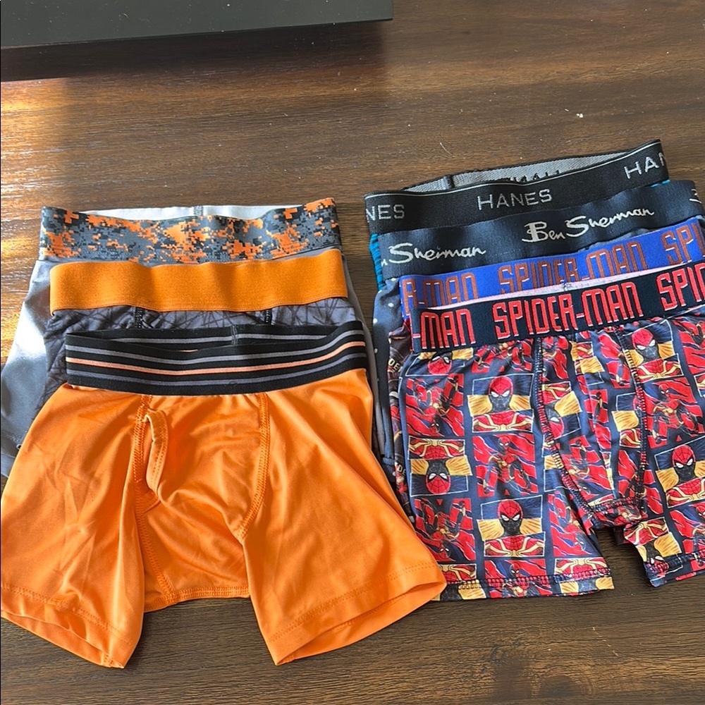 Hanes kids Orange Boxer Briefs